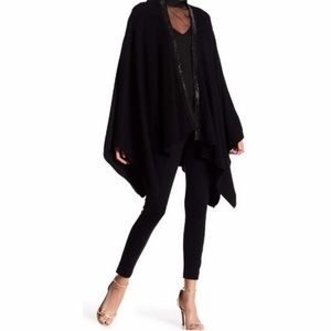COPY - Embellished Knit Ruana - black
